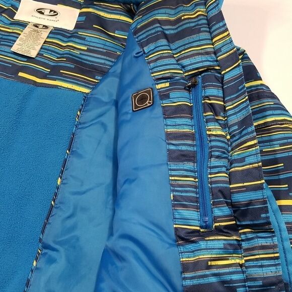 Athletic Works Jacket Men's Medium Winter Ski Full Zip Outdoors Vibrant Look - Picture 9 of 9